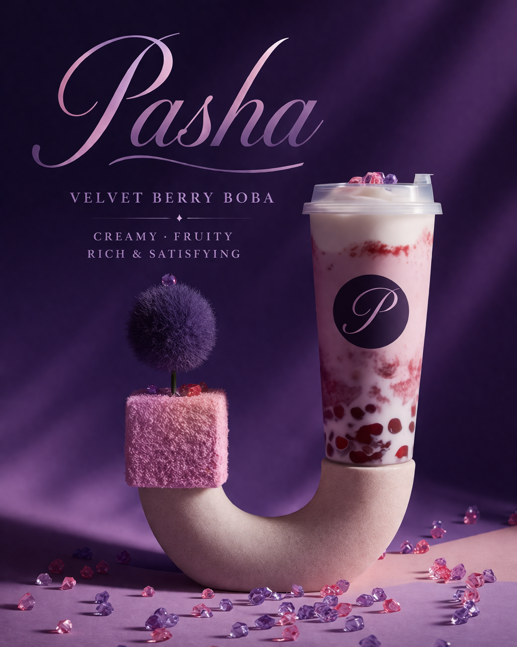 Velvet Berry Boba